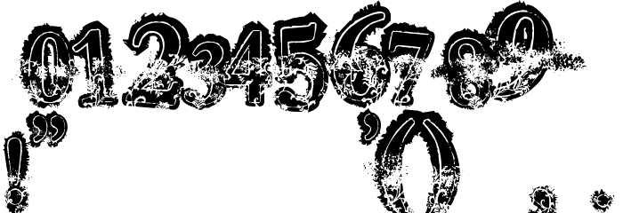 Mohawk Font OTHER CHARS