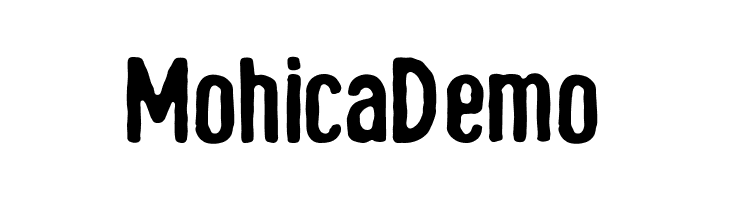 Mohica Demo  font caratteri gratis