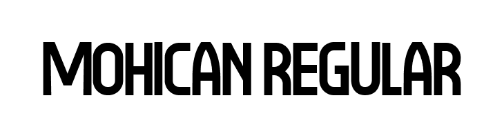 Mohican Regular  font caratteri gratis