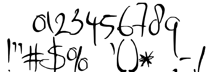 MoiNonPlus Font OTHER CHARS