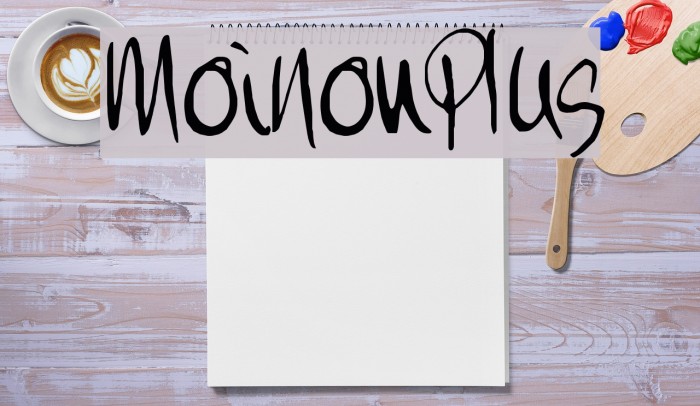 MoiNonPlus フォント examples