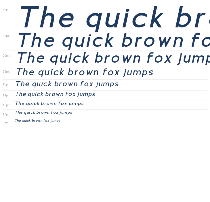 Moirest Bold Italic Waterfall