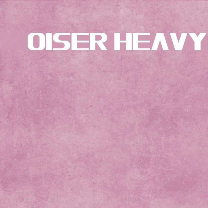 Moiser heavy フォント examples