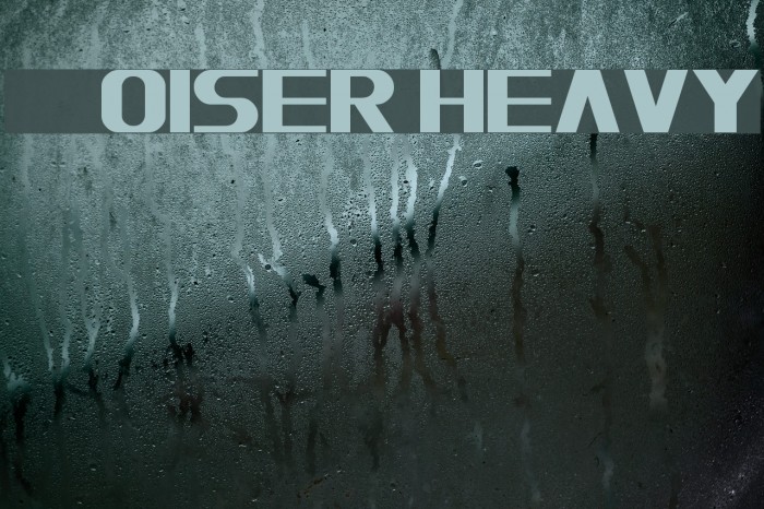 Moiser heavy フォント examples