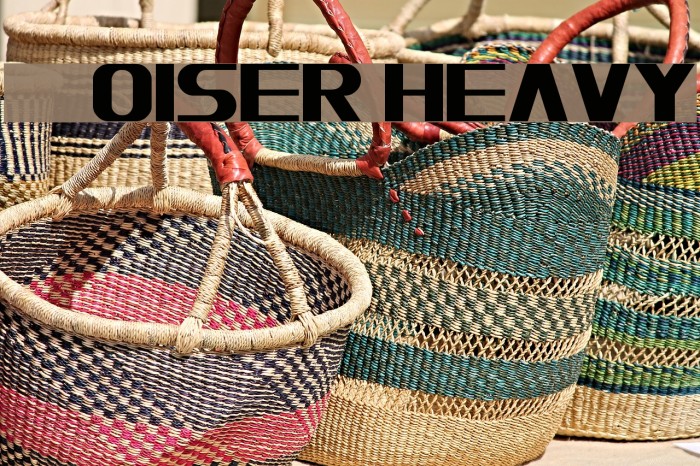 Moiser heavy フォント examples