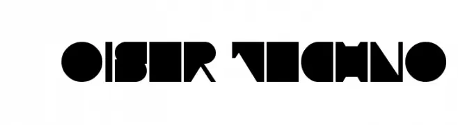 Moiser techno  font caratteri gratis