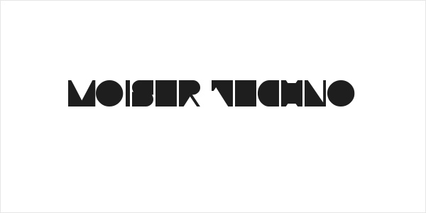 Moiser techno Logo
