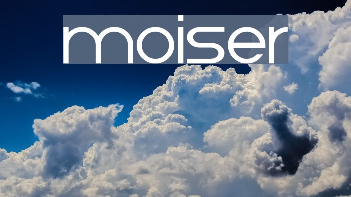 Moiser Font examples