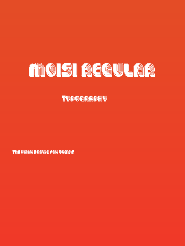 Moisi Regular Poster