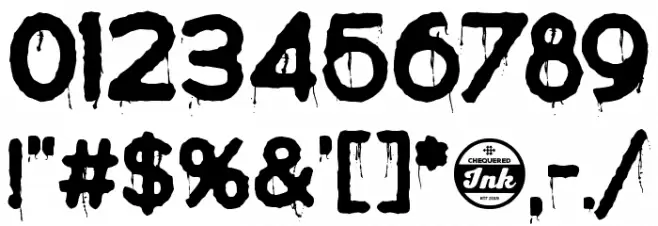 Moist Font OTHER CHARS