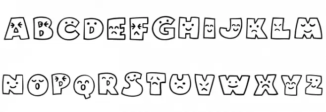 Mojirou Schriftart Groß