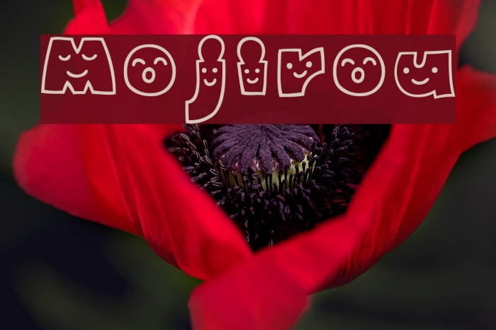 Mojirou Font examples