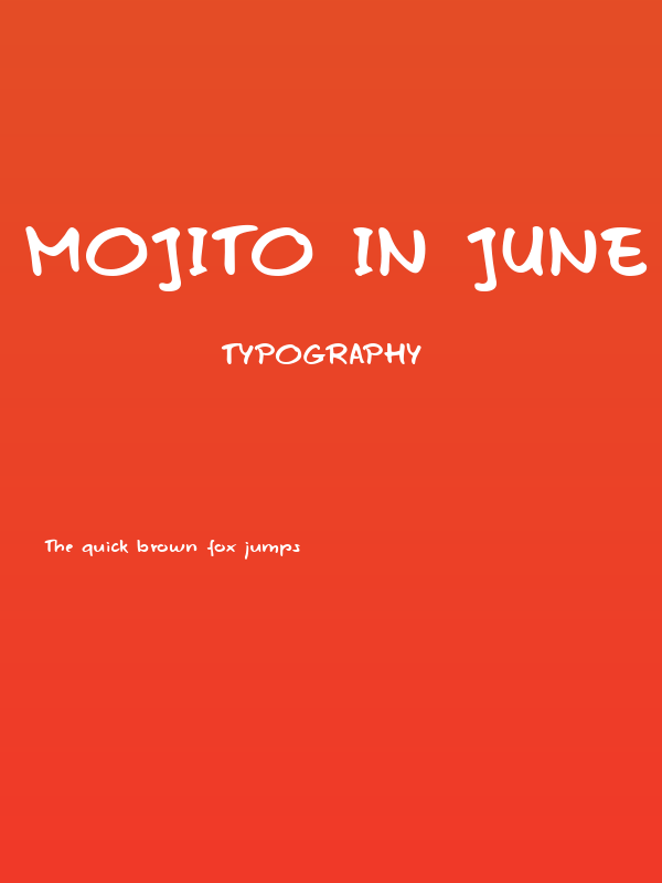 Mojito in June Poster