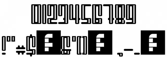 Mojo Inlay Regular Font OTHER CHARS