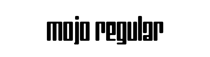 Mojo Regular  Free Fonts Download