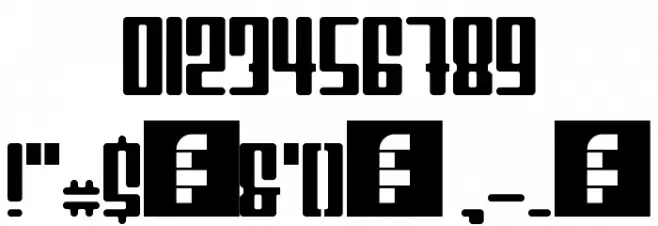 Mojo Regular Font OTHER CHARS