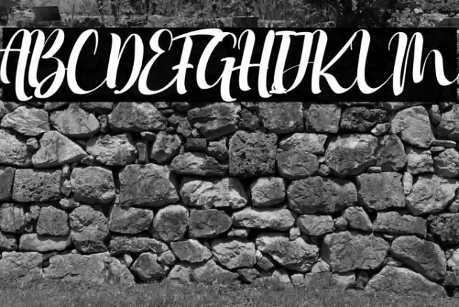 Mokalatte Font examples