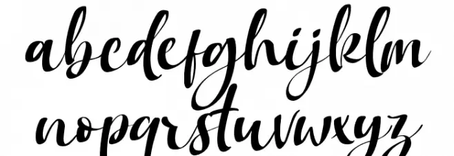 Mokalatte फ़ॉन्ट लोअरकेस