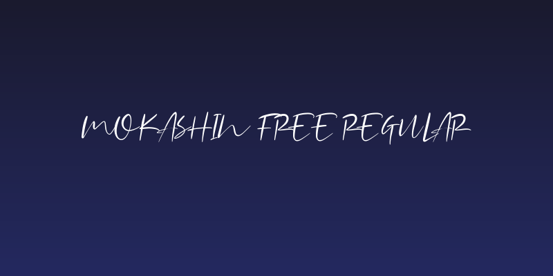 Mokashin Free Regular Social Header