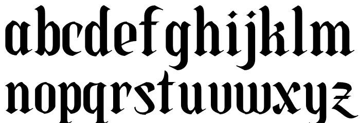 Mokgech Italic Font LOWERCASE