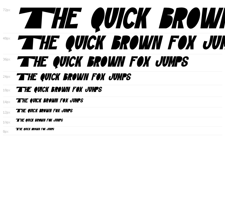 Moklan Italic Waterfall