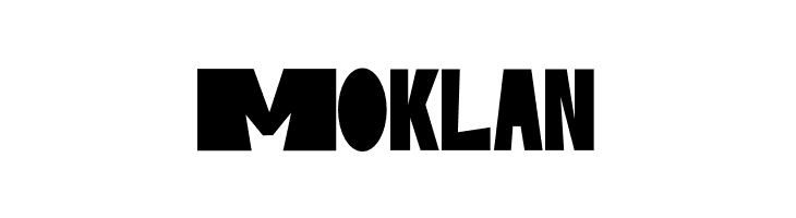 Moklan  免费字体下载