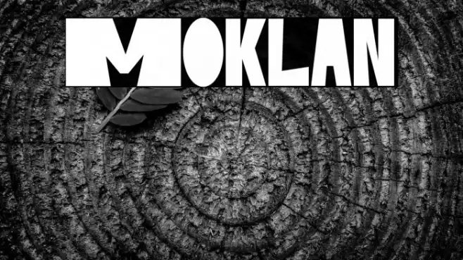 Moklan 字体 examples