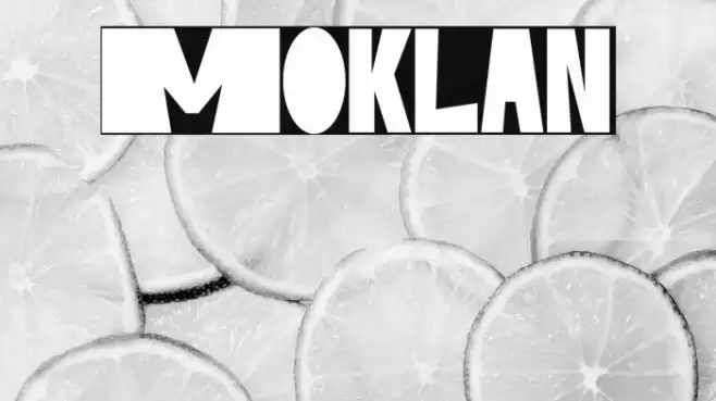 Moklan 字体 examples