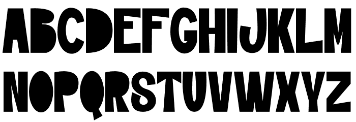 Moklan Font LOWERCASE