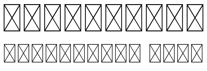Mokutton Regular Font OTHER CHARS
