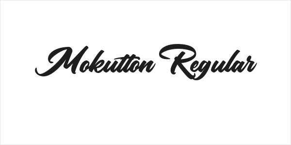 Mokutton Regular Logo