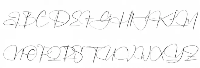 Molahesta خط أحرف كبيرة