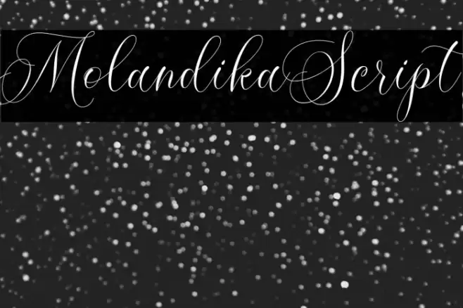 MolandikaScript Font examples