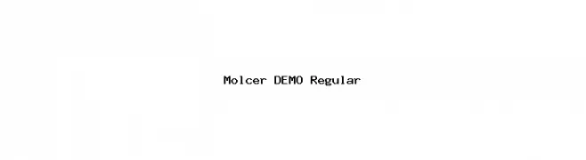 Molcer DEMO Regular Font