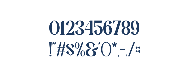 Molcer DEMO Regular Other Characters