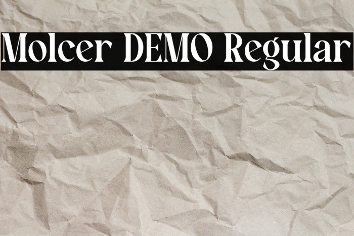 Molcer DEMO Regular Example 3