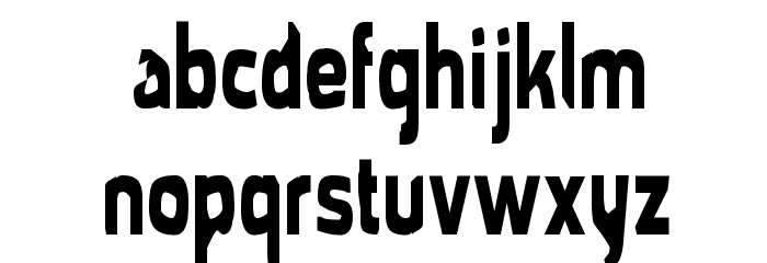 Mold Papa Font LOWERCASE