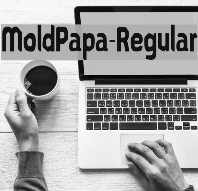MoldPapa-Regular Font examples