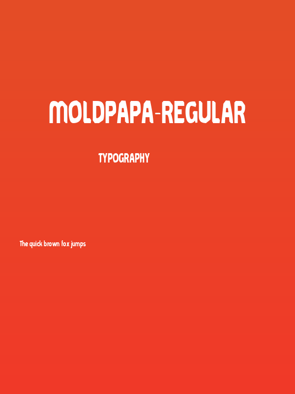 MoldPapa-Regular Poster