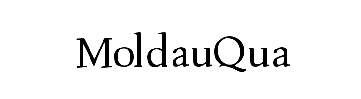 MoldauQua  font caratteri gratis
