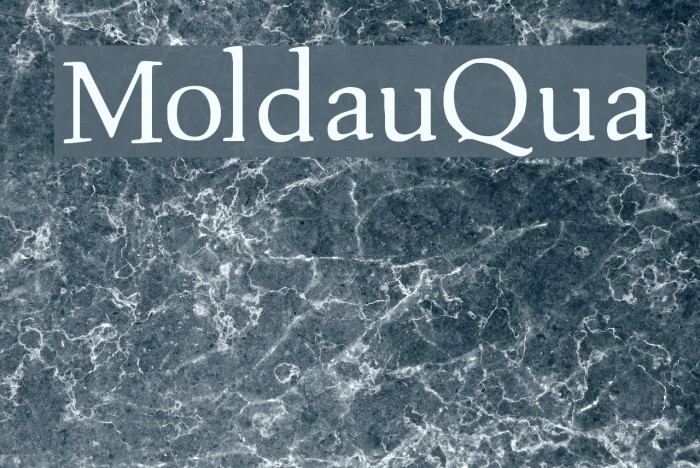 MoldauQua Font examples