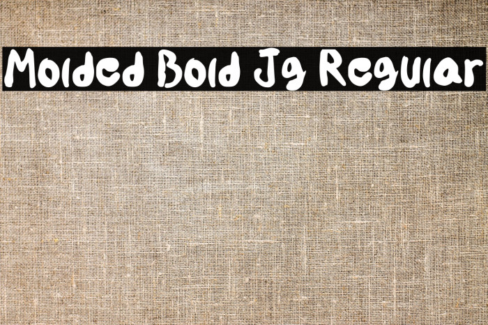 Molded Bold Jg Regular Example 1