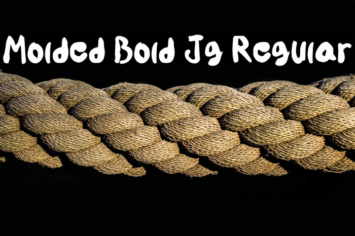 Molded Bold Jg Regular Example 2