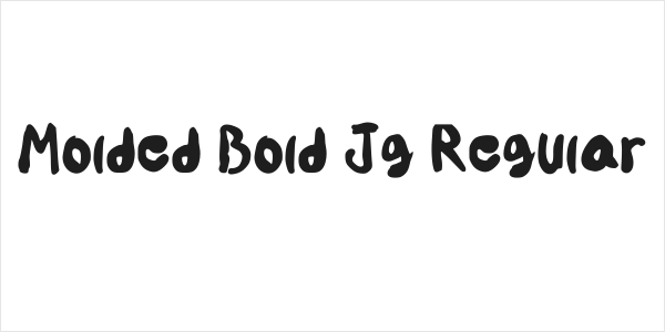 Molded Bold Jg Regular Logo