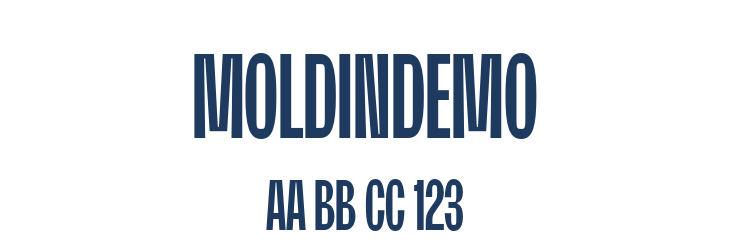MoldinDemo Font Preview