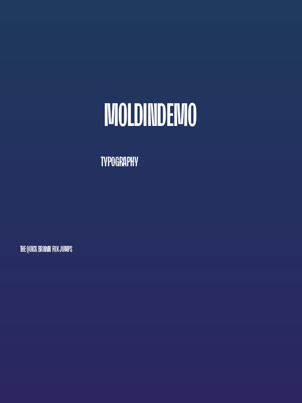 MoldinDemo Poster