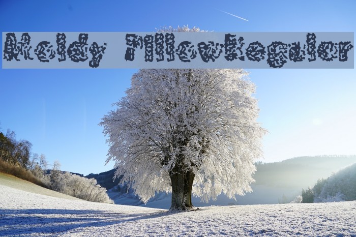 Moldy PillowRegular Font examples