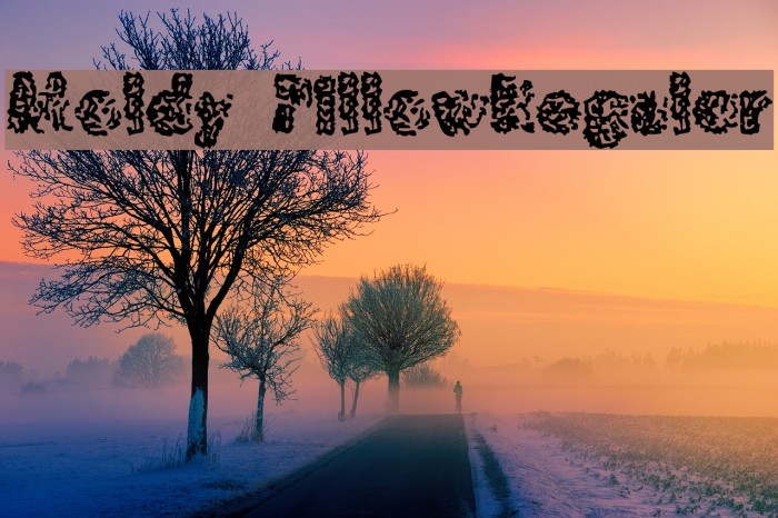 Moldy PillowRegular Font examples