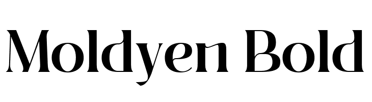 Moldyen Bold  Скачать бесплатные шрифты