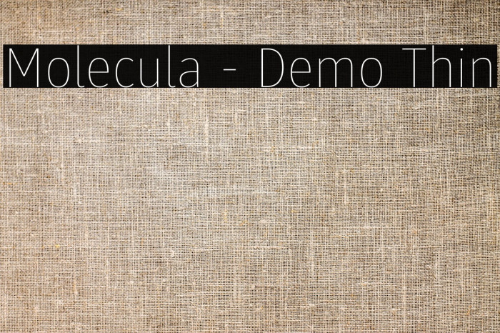 Molecula - Demo Thin Example 3